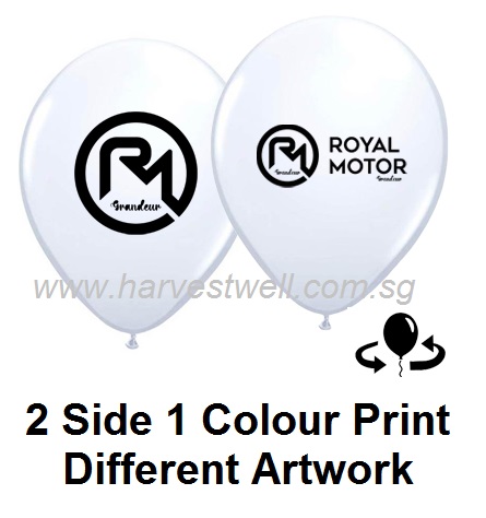 [100 pieces] Balloon Logo Printing 1 Side 1 Colour